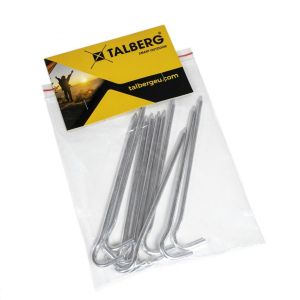 Набор алюм. круглых колышков, 18см (10шт) Talberg